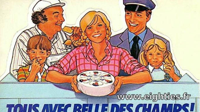 Belle des champs fromage des annees 80 1